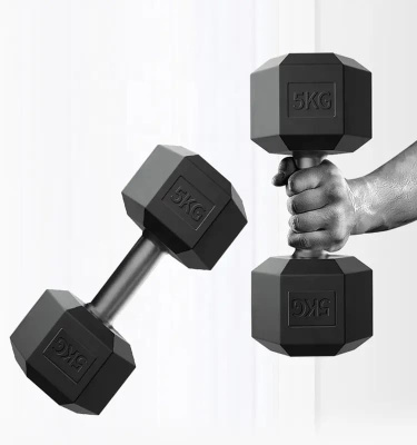 Гантель гексагональная Gymmaster ANA-101 5 кг