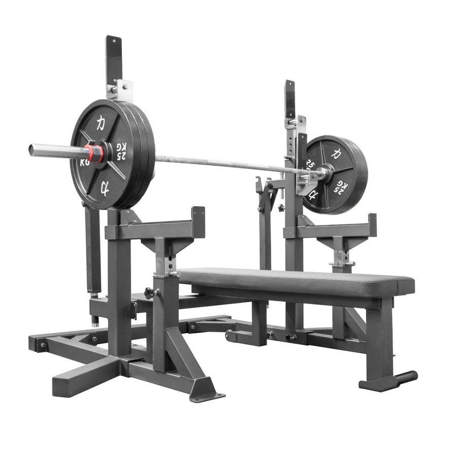 Скамья для жима олимпийская домкратная / стойка для приседаний IPF Gymmaster SS-27 Скамья для жима олимпийская домкратная / стойка для приседаний IPF Gymmaster SS-27