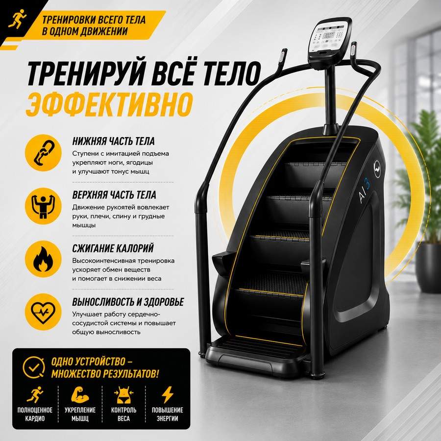 Климбер степпер Vertex CLC550 AI3 Климбер степпер Vertex CLC550 AI3