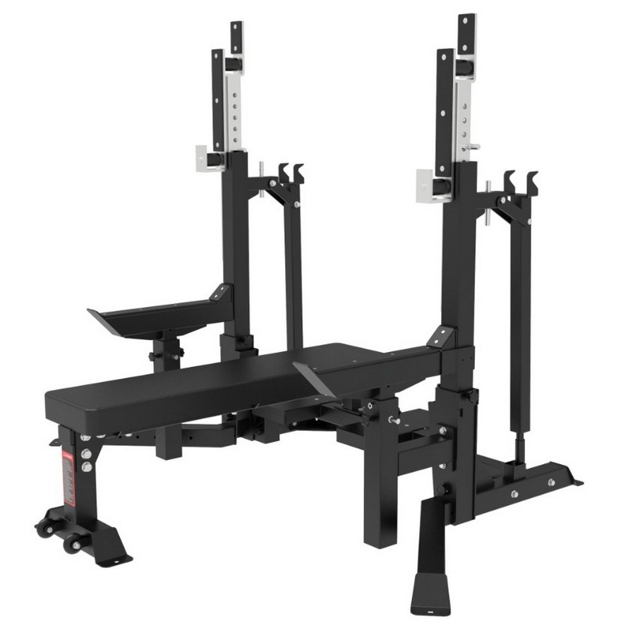 Скамья для жима олимпийская домкратная OKPRO OK9136Q Скамья для жима олимпийская домкратная OKPRO OK9136Q