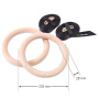 Кольца гимнастические деревянные MD Buddy MD1352 Кольца гимнастические деревянные MD Buddy MD1352