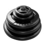 Диск обрезиненный тренировочный с тройным хватом OKPRO OK2005 25 кг