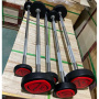 Штанга неразборная полиуретановая 5-50 кг (шаг 5 кг) MD Buddy MD3014