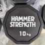 Штанга неразборная прямая полиуретановая 10-55 кг (шаг 5 кг) Gymmaster ANA-025