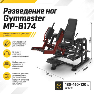 Разведение ног Gymmaster MP-8174