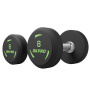 Гантельный ряд полиуретановый Green Logo 42-50 кг (5 пар) OKPRO OK1036