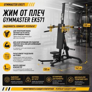Жим от плеч Gymmaster EK571