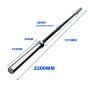 Гриф для кроссфита мужской 20 кг OKPRO OK5000-1