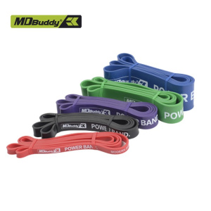 Резиновая петля тренировочная L(4,5 см) MD Buddy MD1353 зеленая