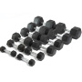 Гантельный ряд от 1 до 10 кг (10 пар) шаг 1 кг Gymmaster ANA-101