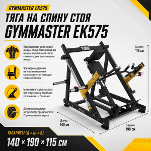 Тяга на спину стоя Gymmaster EK575