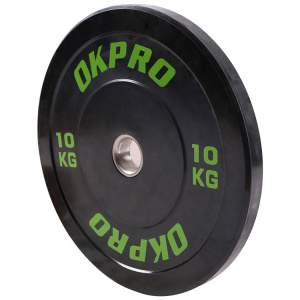 Диск бамперный резиновый Green Logo OKPRO OK2006-1 5 кг Диск бамперный резиновый Green Logo OKPRO OK2006-1 5 кг