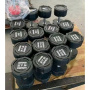 Гантель полиуретановая (2,5-50 кг, шаг 2,5 кг) Gymmaster ANA-047