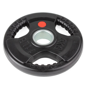 Диск обрезиненный с тройным хватом Gymmaster ANA-008 5кг Диск обрезиненный с тройным хватом Gymmaster ANA-008 5кг