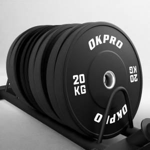 Диск бамперный резиновый 20 кг OKPRO OK2006-1