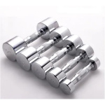 Гантельный ряд хромированный от 1 до 10 кг Gymmaster ANA-005